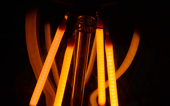 Light Bulb, graphy, bulb, filament, light HD wallpaper