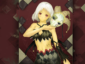 blush red eyes white hair, red-eyes, blush, tagme, white-hair HD wallpaper