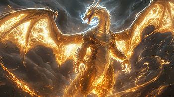 Blazing Fire Dragon – Mythical Creature, mythical creature, dragon, Fire Dragon HD wallpaper