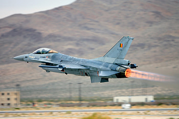 Belgian Air Force F-16 HD wallpaper