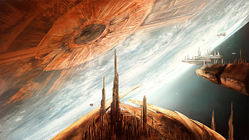 Star Ships, artist, artwork, digital-art HD wallpaper