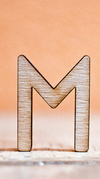 M Letter, Wooden Alphabet, wooden, alphabet HD phone wallpaper