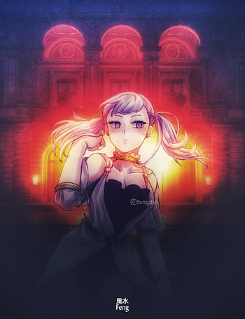Noelle Silva, sky, magenta, asta, halloween, black clover, anime HD phone wallpaper