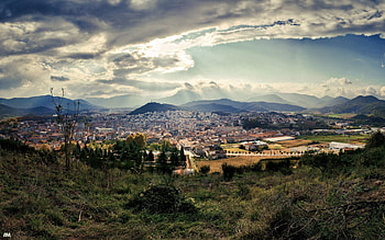Landscape, Nature, Height, View, Spain HD wallpaper