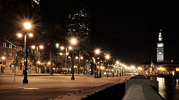 Cities, Night, Usa, City, Road, City Lights, United States, America HD wallpaper