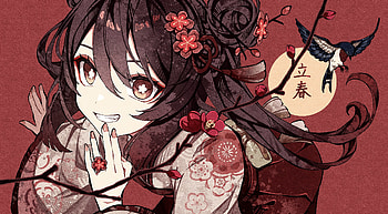 Hu Tao – Vibrant Genshin Impact Girl Art Showcase, Genshin Impact, video game, girl, Hu Tao HD wallpaper