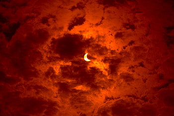 Nature, Sky, Sun, Moon, Eclipse HD wallpaper