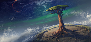 Supertree Scifi , scifi, artist, artwork, digital-art, artstation HD wallpaper