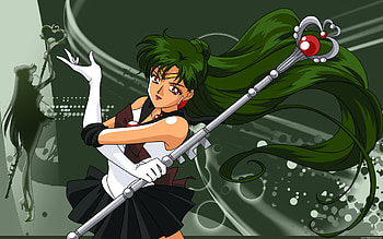 Sailor Pluto, anime, outer senshi, setsuna HD wallpaper