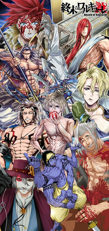 Record Of Ragnarok, Thor, art, Zeus, Poseidon, ROR, Gods, humans, anime, Adan HD phone wallpaper