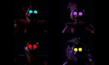 Glamrock Freddy (Five Nights at Freddy's), Roxanne Wolf (Five Nights at Freddy's), video game, Five Nights at Freddy's: Security Breach, Five Nights at Freddy's HD wallpaper