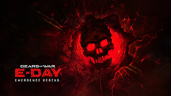 Gears of War: E-Day — Skull Eruption, Video Game HD wallpaper