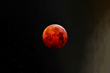 Full blood moon, night HD wallpaper