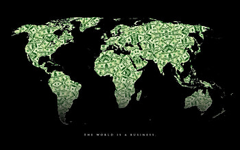 The World Is A Business, cash, business, dollar, american dollar, money HD wallpaper