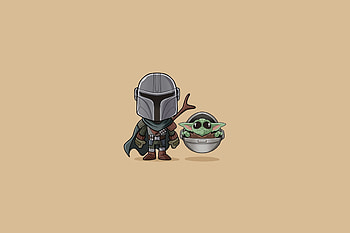 Artwork, The Mandalorian HD wallpaper