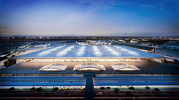 Chicago O'Hare Airport, Foster Calatrava, Som shortlist, Terminal design HD wallpaper