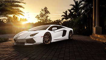 Lamborghini Aventador, Stunning visuals, Automotive perfection, Luxury and power HD wallpaper
