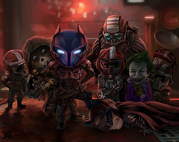 Its Over Superheroes, batman, joker, superheroes, supervillain, deviantart HD wallpaper