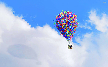 Cluster Ballooning, Up background, Sports HD wallpaper
