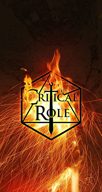 Critical Role Fire, Critical Role, Dungeons and Dragons HD phone wallpaper