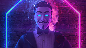 Anonymus Man , anonymus, mask, artist, artwork, digital-art HD wallpaper