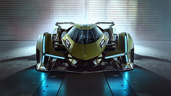 Lamborghini Lambo V12 Vision Gran Turismo 2019 HD wallpaper