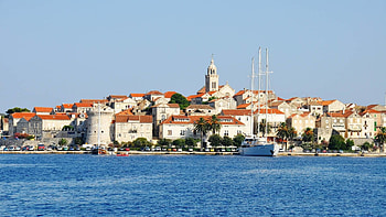 Korcula, Croatia, Sehenswrdigkeiten, Korcula karte HD wallpaper