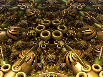 3D, Lines, Fractal, Figures, Figurines HD wallpaper