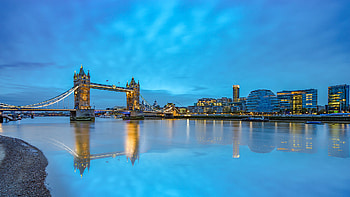 Tower Bridge Twilight: Stunning of Iconic Man-Made Marvel, man made, Tower Bridge HD wallpaper
