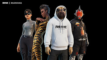 Digital fashion, Balenciaga in Fortnite, High-tech attire, Virtual drops HD wallpaper