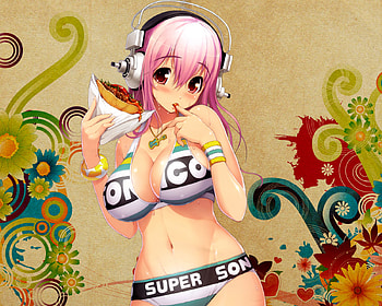 Super Sonico, Anime HD wallpaper