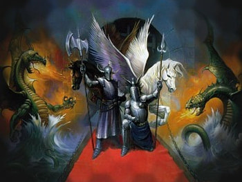 Kingdom of the knights, knights, fantasy HD wallpaper