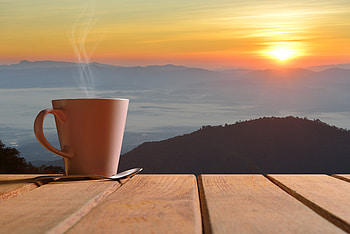 Morning Coffee, coffee, morning, graphy, sunrise HD wallpaper