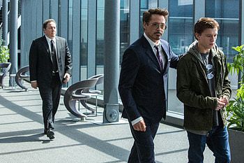 Tony Stark, Movie, Spider Man: Homecoming, Jon Favreau, Robert Downey Jr, Tom Holland, Spider Man HD wallpaper