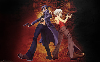 Canaan, cool, guns, anime HD wallpaper