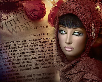Eyes-pale-Green, ruby, eyes, veil, beauty, woman, charm, story, shining, book, mantle, classic beauty, green, female HD wallpaper