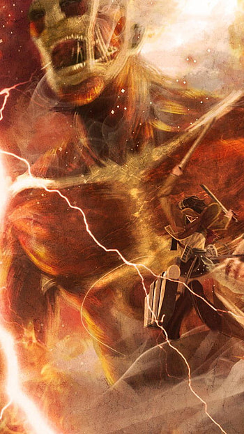 Attack on titan, anime HD phone wallpaper