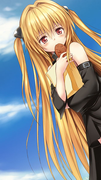 Yami with talyaki, anime, love HD phone wallpaper