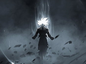Dragon Ball Super, Son Goku, White Hair, Power - Resolution:, Dragon Ball Girls HD wallpaper