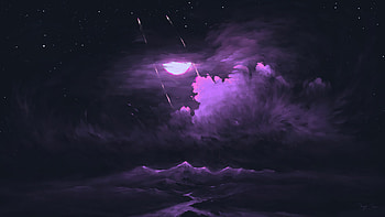 Dark Moonlight, artist, artwork, digital-art, deviantart HD wallpaper