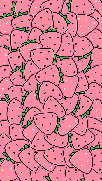 Strawberries, Pink, Berries HD phone wallpaper