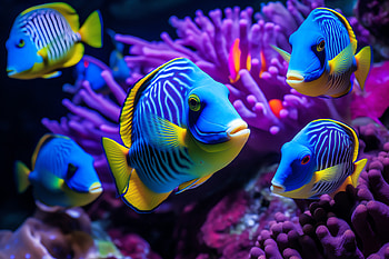 AI Fish, Aquarium 2690x1800 HD wallpaper