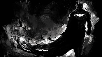 Dark Knight Monochrome , batman, superheroes, artwork, digital-art, artist HD wallpaper