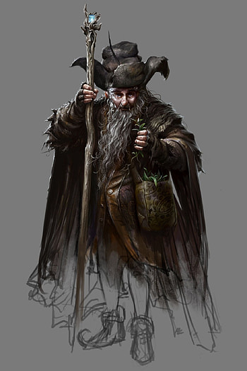 Radagast fan art, The Hobbit, Magical and whimsical, Artistic interpretation HD phone wallpaper