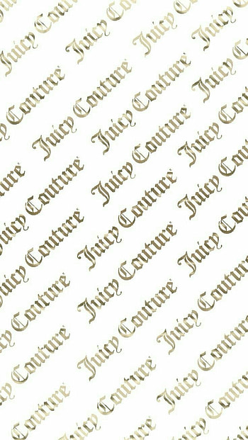 Juicy Couture print, gold, juicy couture HD phone wallpaper