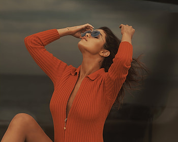Selena Gomez, beautiful, goggles HD wallpaper