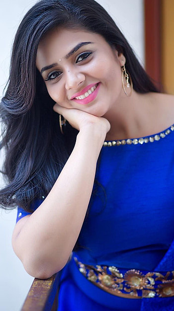 Sreemukhi, telugu actress, anchor HD phone wallpaper