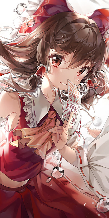 Reimu Hakurei, Anime, Touhou HD phone wallpaper