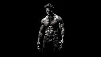 Wolverine Weapon X Unleashed, wolverine, superheroes, artwork, digital-art, ai, monochrome, black-and-white HD wallpaper