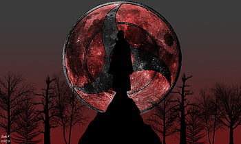 Itachi Uchiha Mangekyou Sharingan by SuzukeAmaterasu on DeviantArt HD wallpaper